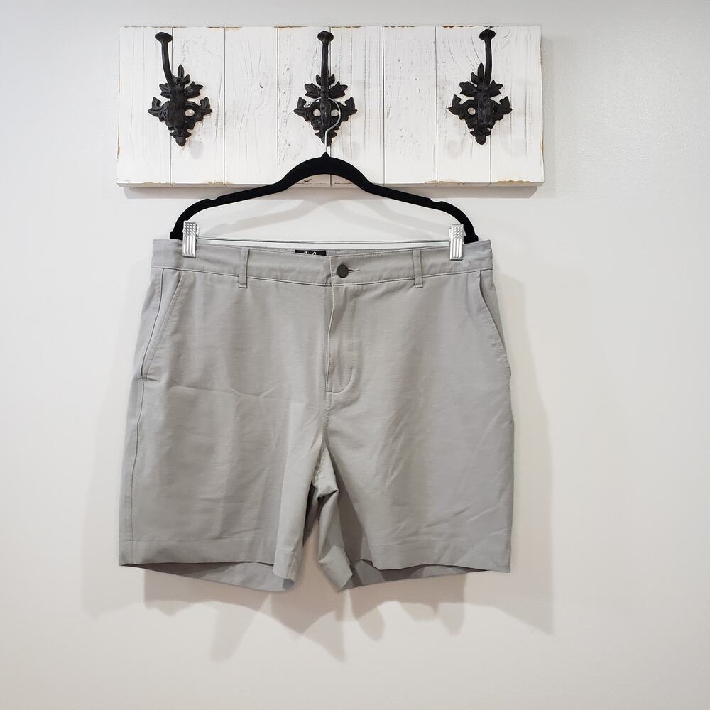 Faherty All Day Shorts 7” Ice Grey Light Gray Size 35